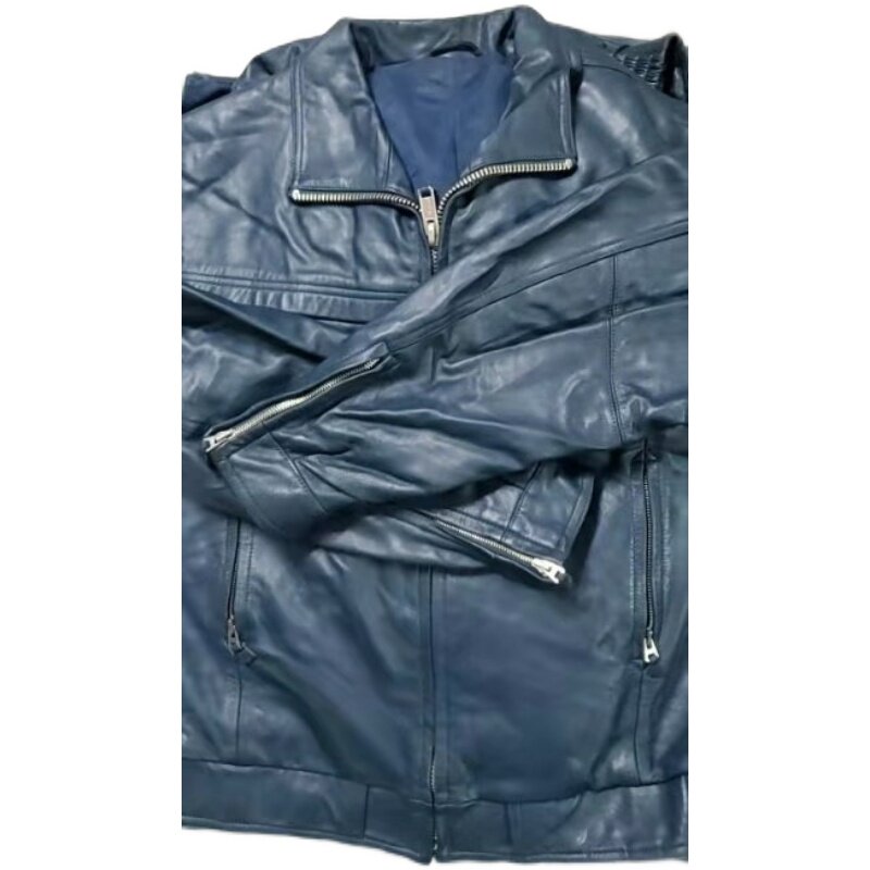 Stock 02 leather clothes spring autumn leather clothes 02 leather clothes 02 spring and autumn leather clothes secondhand 8 to be new 02 flying leather clothes