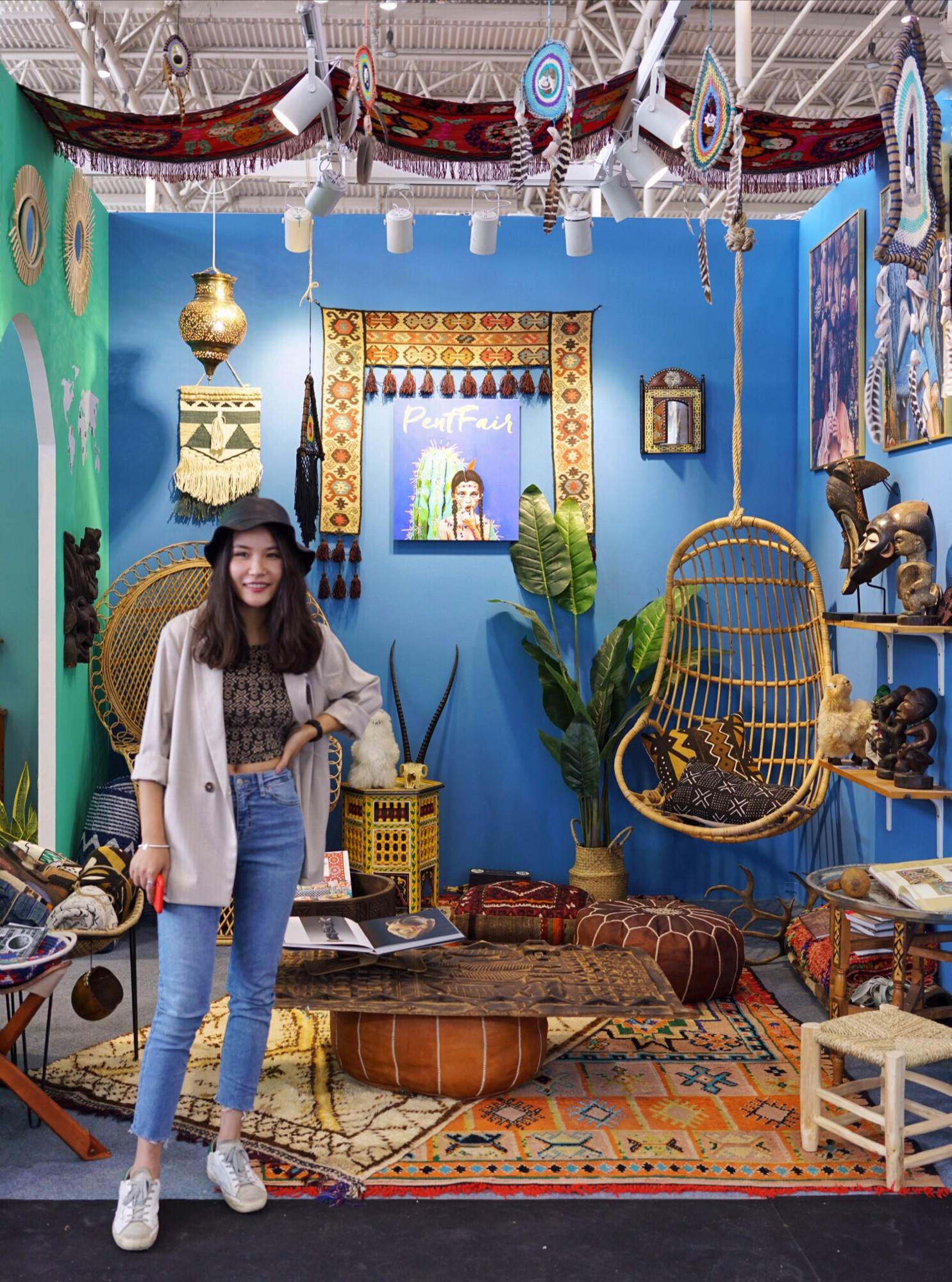 Dệt tường Treo nhà boho dệt tường bức tranh tường Mỹ tham treo tuong