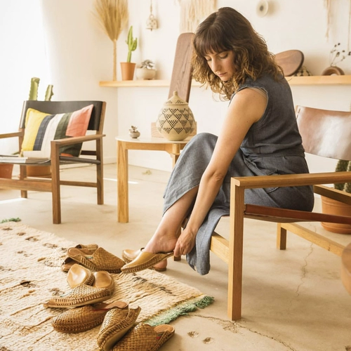 Плетеные кожаные туфли для кожаной обуви, тапочки, кожаная обувь, Индия, воловья кожа