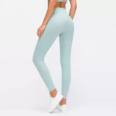 High-elastic multi-color shaping and comfortable nylon soft side skin-friendly sweat yoga fitness sports trousers