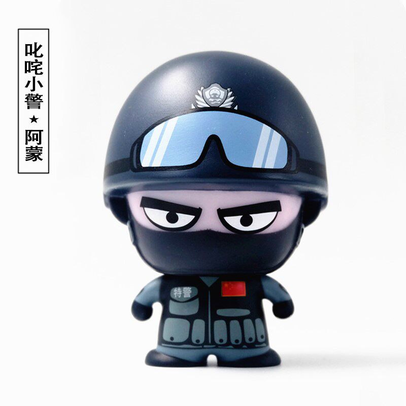 Police Car Car Car Car Handle - Xiao Hin comic strike of the small police series Dude G3 Police Department Amon