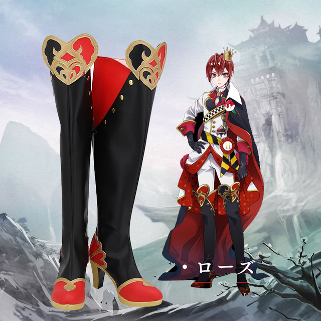 A390 Twisted Wonderland Riddle Cos Shoes Cosplay Shoes
