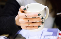 Xinsu orange tattoo stickers waterproof men and women durable Korean cute animal cat fresh Childrens finger cartoon small pattern