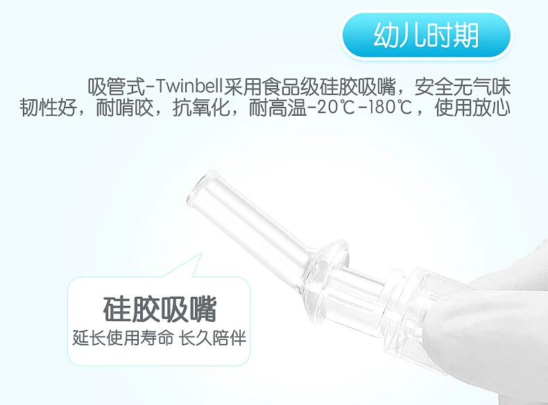 Trẻ em cốc phổ rơm phụ kiện cốc nước ấm đun nước ấm đầu pipet Disney 6046 silicone pipette miệng - Tách