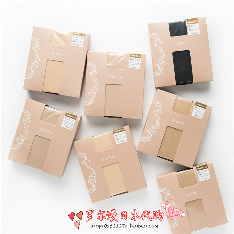 Japanese light-legged artifact female stockings TSUTSU velvet T-crotch micro-pressure thin ultra-thin pantyhose 3 pairs