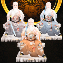 Hu Tianlong statue Hu Tianba Hu Tiangang statue dedicated to white marble Buddha statue home Huang Tianba Hu Si Hu Qi