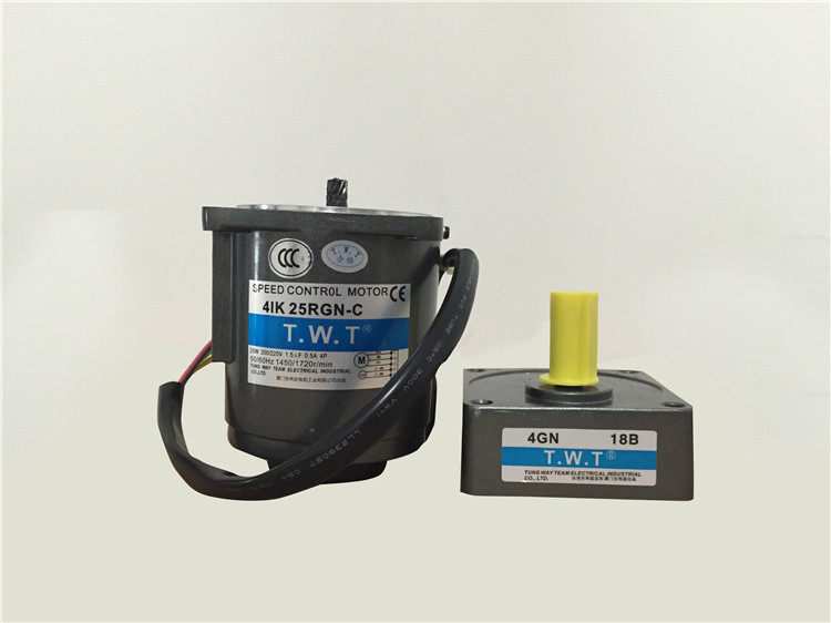 Dongweiting motor 4IK25RGN-C 4RK25RGN-C 25W single-phase 220V gear TWT speed regulation motor
