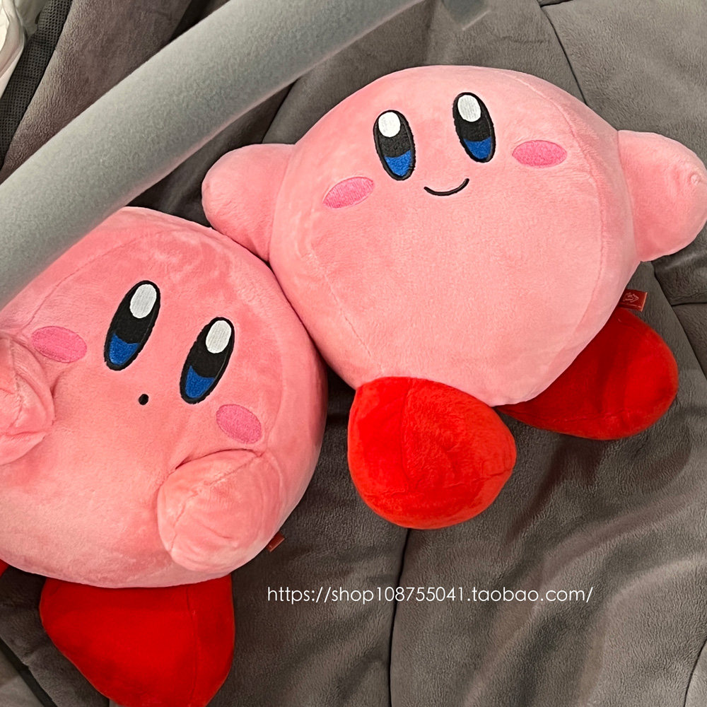 Japanese original single-tailed goods kirby star card than 17 cm high smiling face ornament doll plush toy gift