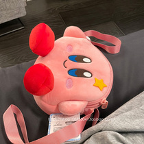 Homemade kirby star kirby shoulder bag Hand bag coin wallet cartoon two dimensional cute holiday gift