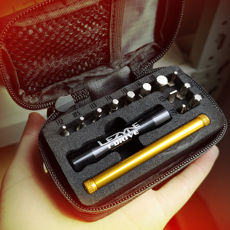 LEZYNE Leiyin bicycle multi-function torque wrench detachable inner hexagon word plum repair kit