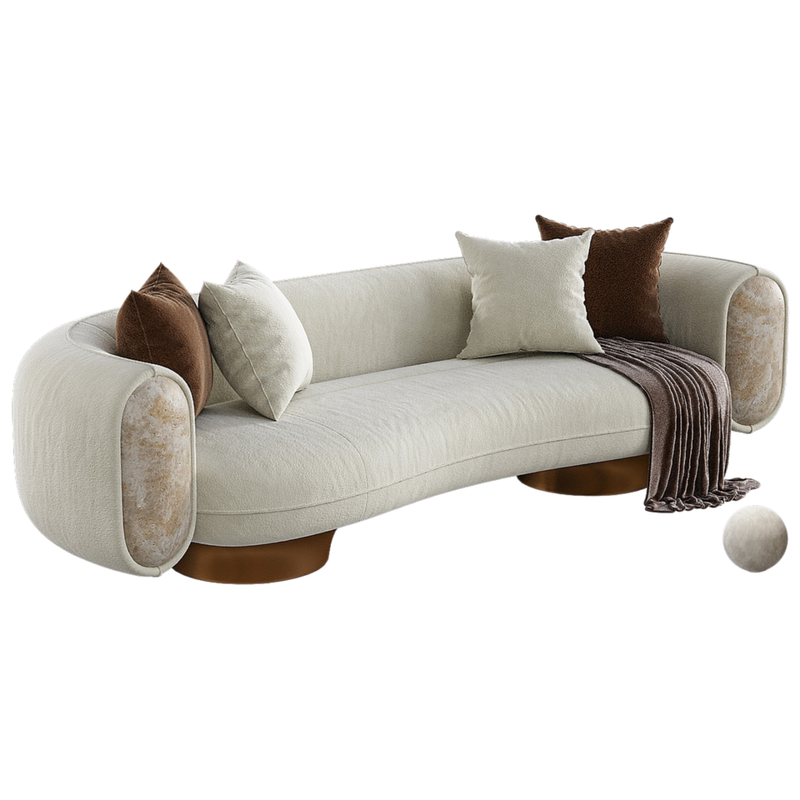 Luxury Fabric Three-Seater Sofa for Sales Office, Creative Modern Minimalist Rest and Negotiation Reception Area Designer Furniture Luxury Fabric Three-Seater Sofa for Sales Office, Creative Modern Minimalist Rest and Negotiation Reception Area Designer Furniture