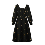 Весенний ретро длинный приталенный корсет, платье, большой размер, коллекция 2022, подходит для полных девушек, с вышивкой