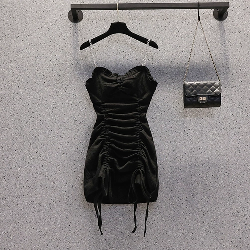 Летняя цепь, платье-комбинация, сексуальный ремень, платье, большой размер, сезон 2021, подходит для полных девушек, по фигуре