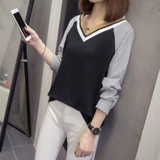 Осенняя модная рубашка, лонгслив, большой размер, коллекция 2023, подходит для полных девушек