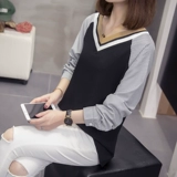 Осенняя модная рубашка, лонгслив, большой размер, коллекция 2023, подходит для полных девушек