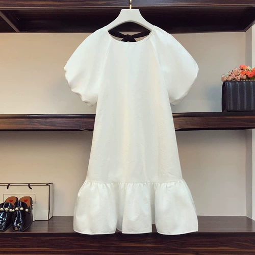 Летнее модное платье, большой размер, коллекция 2022, подходит для полных девушек, свободный крой