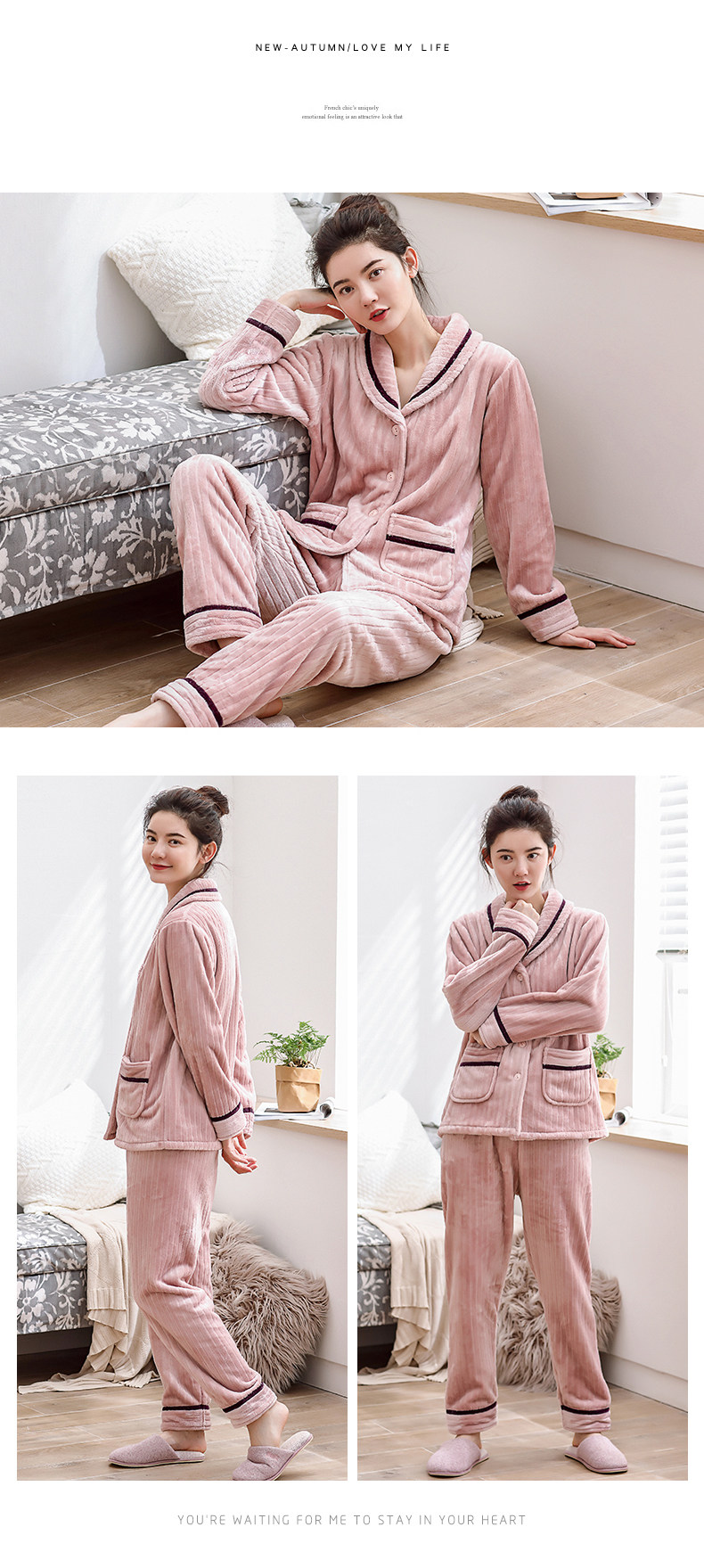 Pyjama mixte en Polyester Polyester  à manches longues - Ref 3005731 Image 13