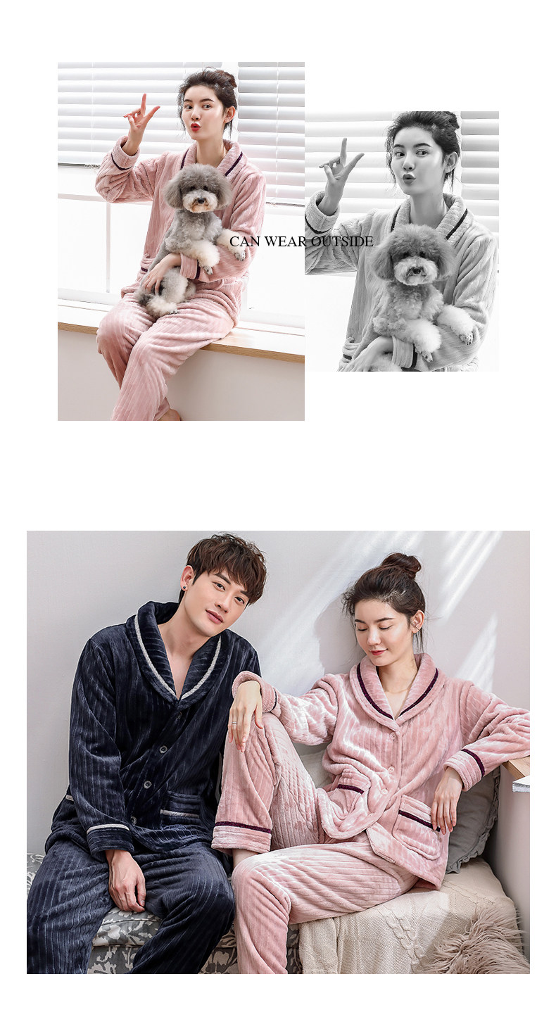 Pyjama mixte en Polyester Polyester  à manches longues - Ref 3005731 Image 11