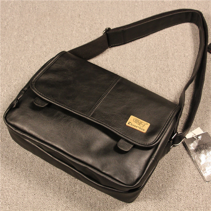 Korean Retro Messenger Bag Trendy Brand Unisex Shoulder Bag Fashionable Horizontal Business Bag College Style Student Crossbody Bag Men's Bag Korean Retro Messenger Bag Trendy Brand Unisex Shoulder Bag Fashionable Horizontal Business Bag College Style Student Crossbody Bag Men's Bag