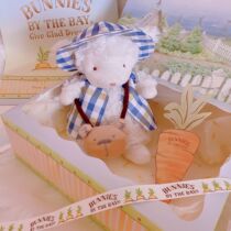 Original handmade trembles lamb dolls bunnies lamb clothes vest small suit lamb doll clothes
