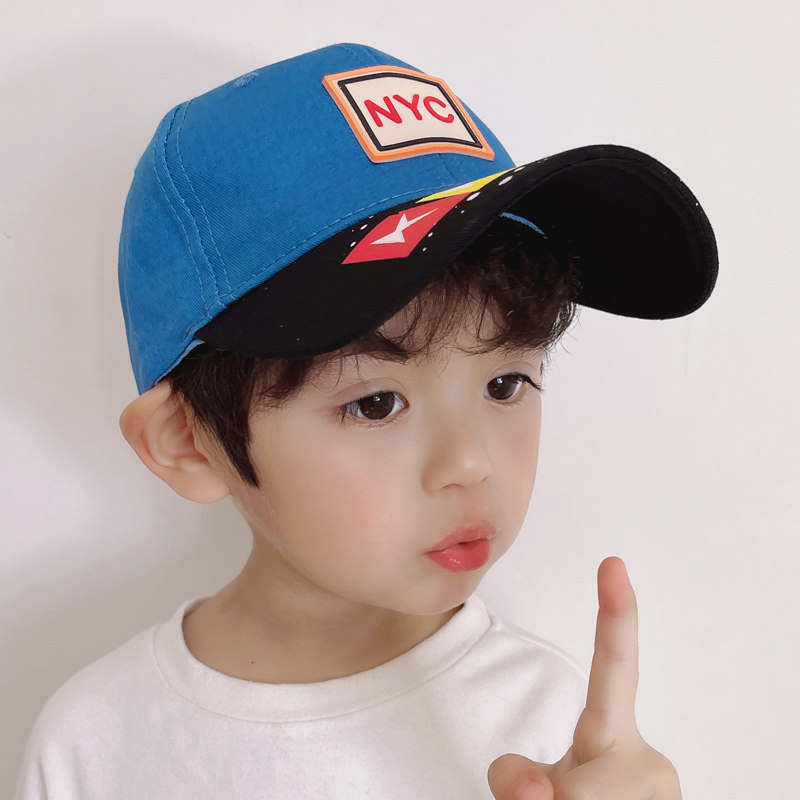 Child Toddler Baseball Cap Spring Sun Visor Male Girl Slim beach cap adjustable Korean version of baseball cap Summer