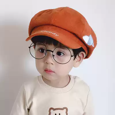 Baby hat spring male tide thin children's beret spring and autumn sun hat girl Korean version of cap Sun Hat sun hat