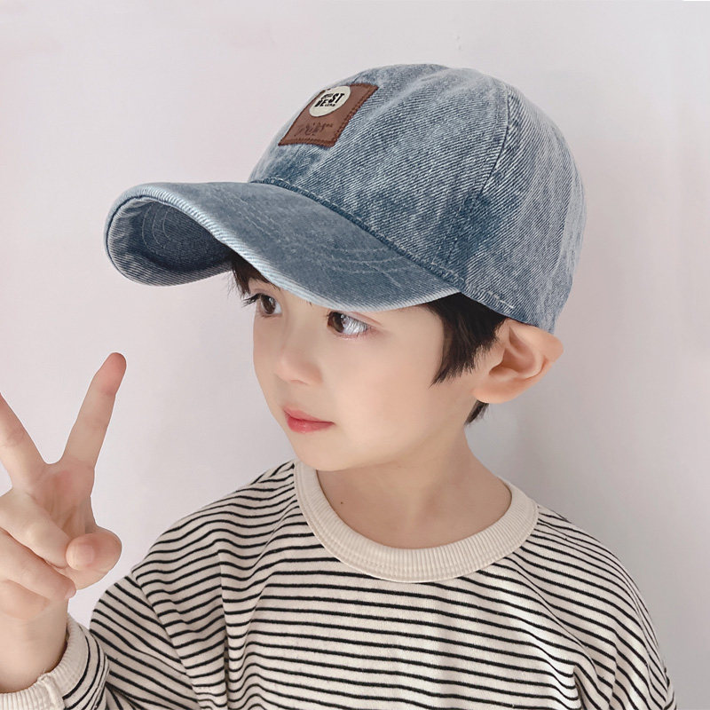 Spring Children's hat Cowboy Duck Tongue Cap male and female child Child baseball cap thinner sunscreen sunhat baby hat