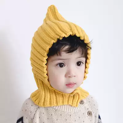 Children's hat autumn and winter wool ear protection male tide winter baby hat girl fashion Korean cute little kid hat
