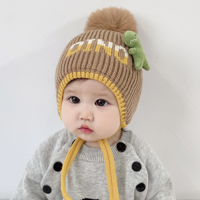 Baby hat winter Boys and Girls cute super cute wool ear protection cap baby warm baby hat Autumn Winter
