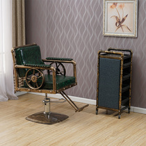 Hair salon Barbershop vintage chair Hair salon special lift and fall hair cut chair Swivel chair Hair stool