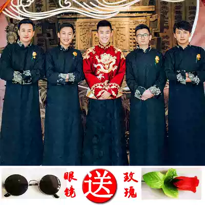 Chinese wedding best man clothing men's Tang costumes