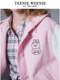 TeenieWeenie Bear/Wukongkong's cute hooded short knitted baseball jacket