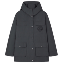 TeenieWeenie Bear 2024 autumn new three-in-one two-piece set loose mid-length jacket for women