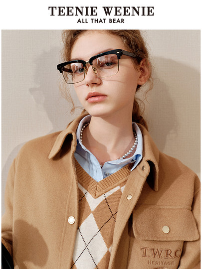 Teenieweenie Bear Women's Winter Clothing Casual Casual Style Australian Sheep Wool Double-Sided Woolen Outwear