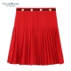 Teenie Weenie Cubs Váy nữ xếp li mùa xuân TTWH81260W - Cộng với kích thước quần áo áo form rộng nữ cá tính