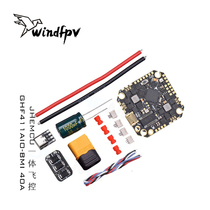 JHEMCU GHF411AIO-BMI 40A toothpick crossing machine F4 2-6S AIO flying control freak elephant 25 XI