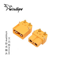 Wind Ling Interactive Ames Amass XT60PW plug horizontal circuit board with 90-degree foot