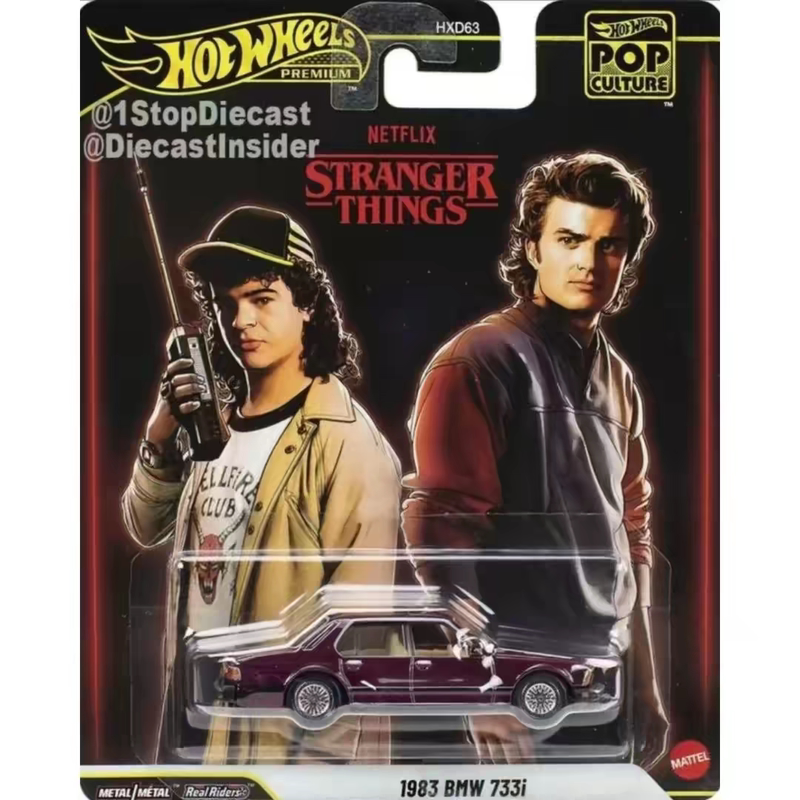 [Free Protective Case] Hot Wheels Hxd63 Entertainment Culture Stranger Things Bmw 733I
