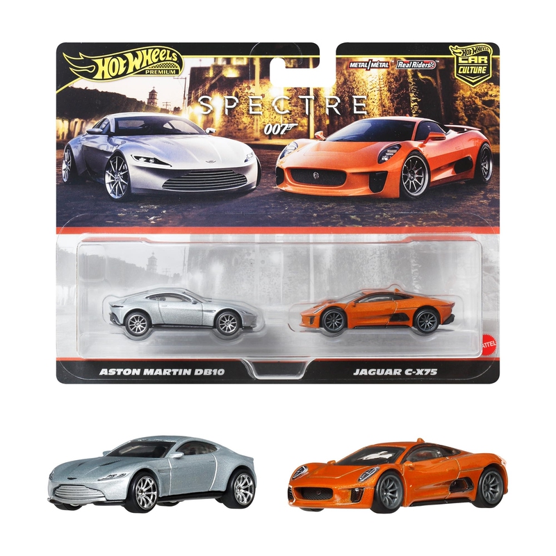 [Free Protective Case] Hot Wheels Hbl96 Car Culture Dual Car 26W Aston Martin Db10 Jaguar