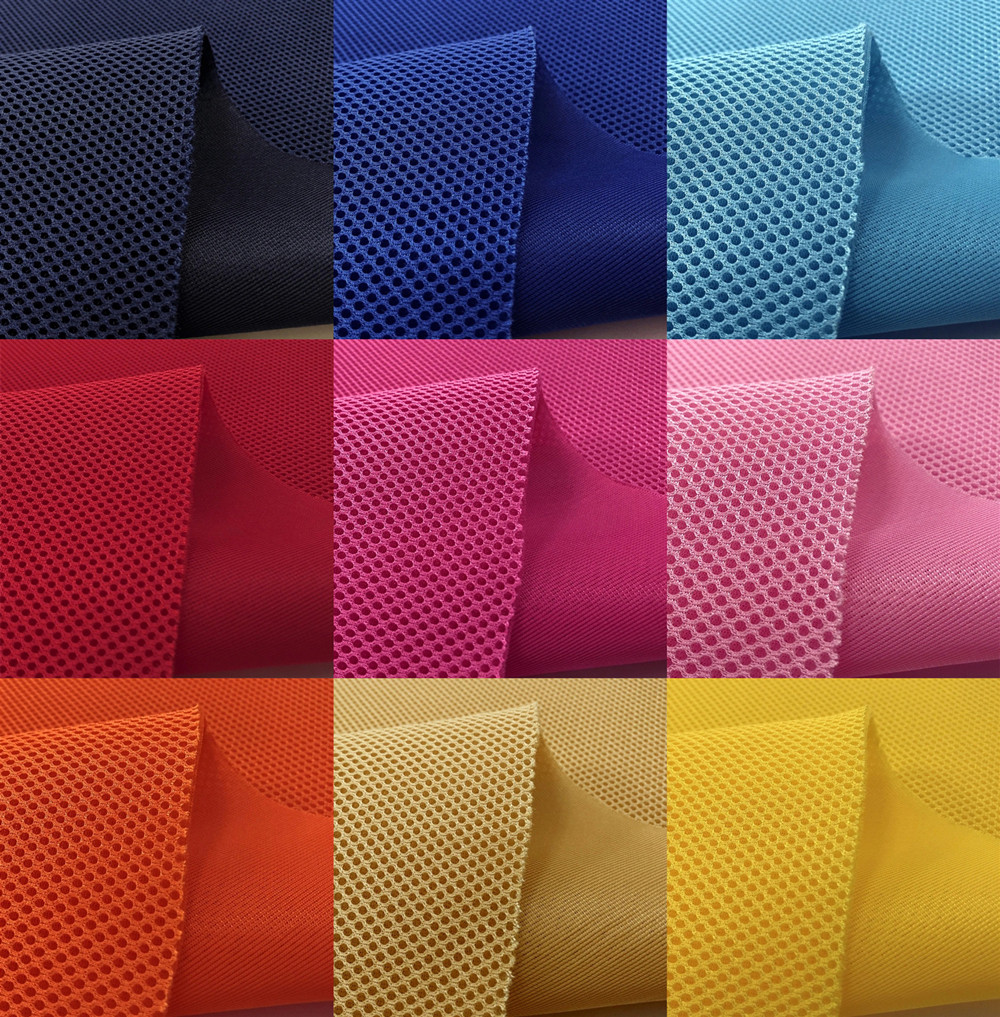 400G thickened dense bottom 3D breathable sandwich mesh fabric car seat cushion mattress shoe material luggage mesh fabric