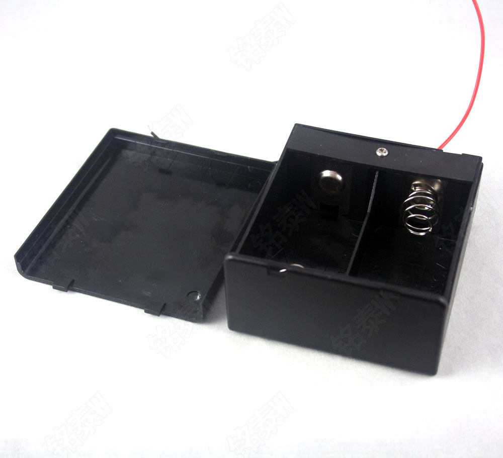 No 1 2-cell battery box No 1 2-cell battery box No 1 with lid with switch can be installed with 2-position No 1 battery Large battery holder