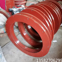 Dust collector pipe rotating bearing electric furnace medium frequency furnace dust hood rotating flange bearing cast iron joint