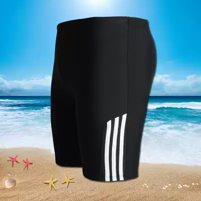 Large size plus fat big swimming pants male fat five-point pants anti-embarrassing swimming trunks hot spring quick-drying men 200kg New