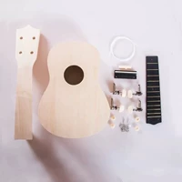 DIY mẫu giáo DIY ukulele tự làm nhạc cụ bằng gỗ vật liệu thủ công ukulele - Nhạc cụ phương Tây đàn morrison