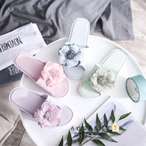 Japanese indoor and outdoor home gp sandals female summer non-slip bathroom Bath flower soft niche slippers