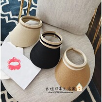 Japan semi-empty top card-issuing grass hat children style summer ins 100 hitchhiking duck tongue cap out for sunscreen sun hat