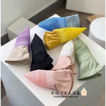 Japan Summer thin Mesh Sun Shade Basin Hat Mens Great Eatery Color Sunscreen Child Gp Sun Fisherman Hat Women Tide
