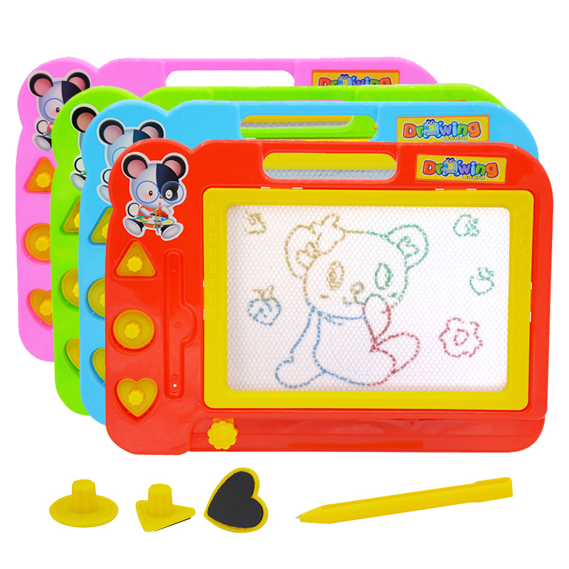Children's color magnetic drawing board children's writing board graffiti board children's toys 3 years old magnetic writing board
