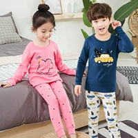 Bộ đồ lót trẻ em quần áo mùa thu và mùa đông bé gái cotton boy boy áo len cotton 1-2-3 tuổi đồ lót bé gái
