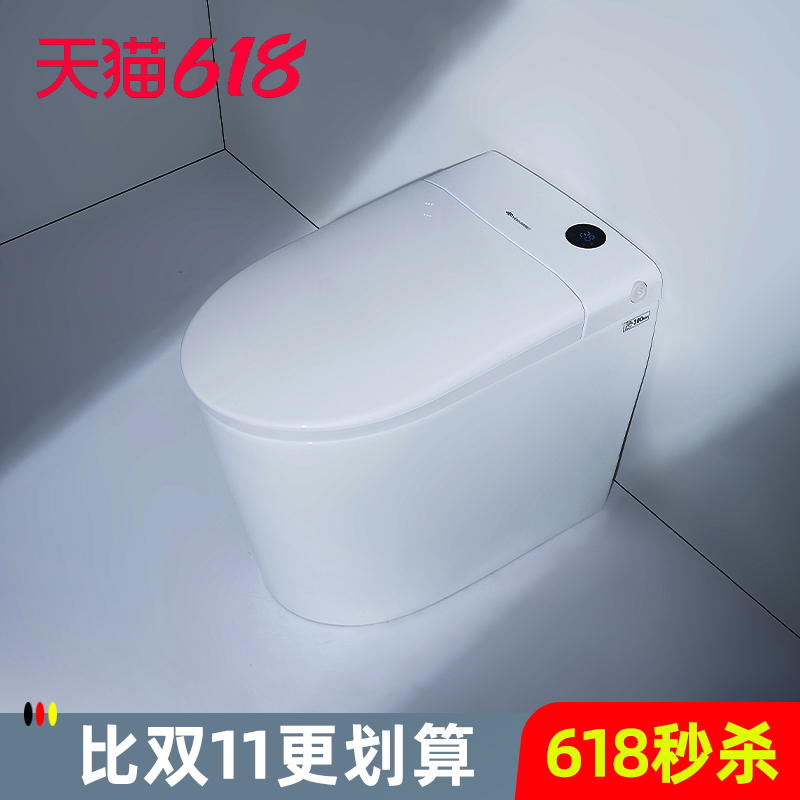 German Dehton small family size smart toilet transparent automatic one-piece mini double body toilet